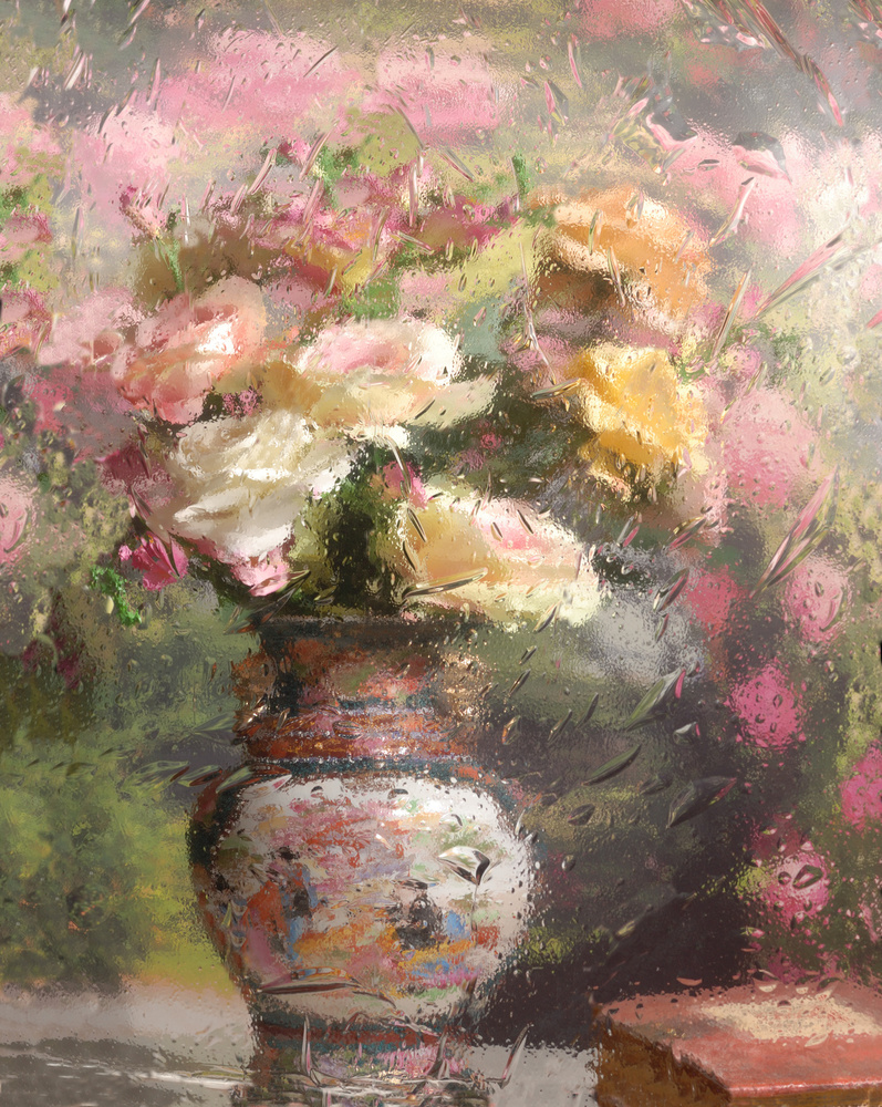 Still life with flowers de Andrey Morozov