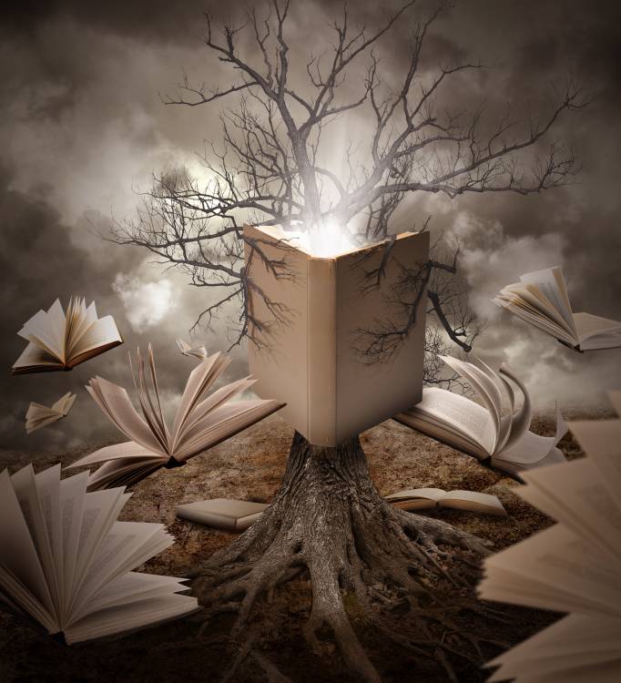 Old Tree Reading Story Book de Angela Waye