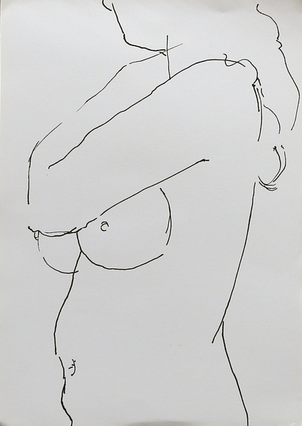 Nude with Folded Arm de Angie Kenber