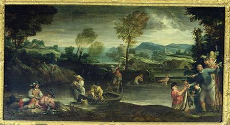 Fishing de Annibale Carracci