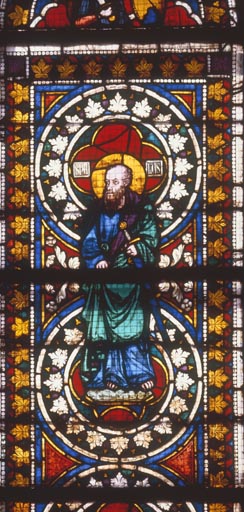 Assisi,Glasfenster, Apostel Paulus de Anonym, Haarlem