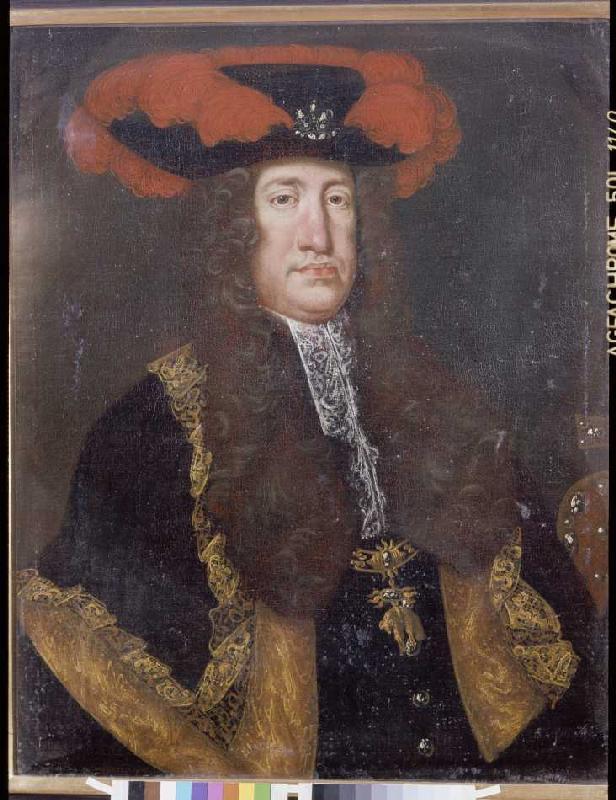 Portrait emperor Karls VI. (1685-1740) out of the de Anonym, Haarlem