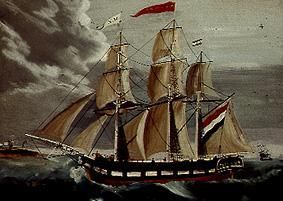 The frigate Marie Elisabeth. de Anonym, Haarlem