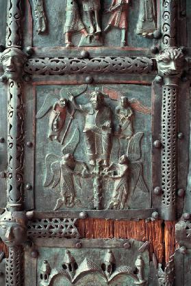 Panel from the left hand door of the portal