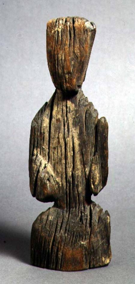 1992-146 Carved wooden figureHan dynasty de Anonymous