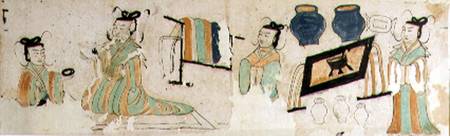 Ast.ii.1.02 + 03 Scenes of happiness in the future lives of the deceased, Astana de Anonymous