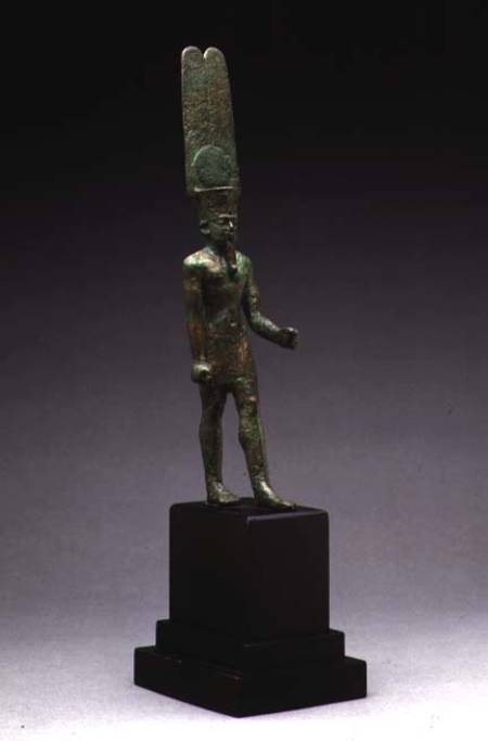 Figure of the god Amon-Re, Egyptian,probably Late Period de Anonymous