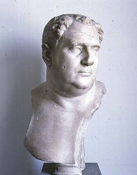 Portrait bust of VitelliusRoman de Anonymous