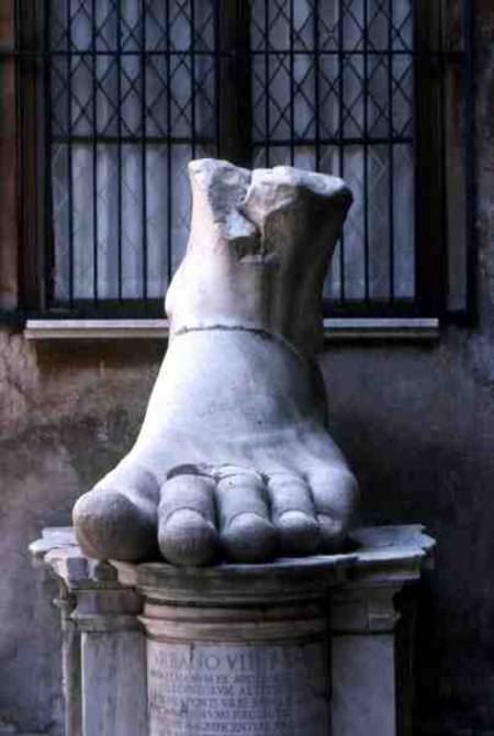 Sculpture of a Foot de Anonymous