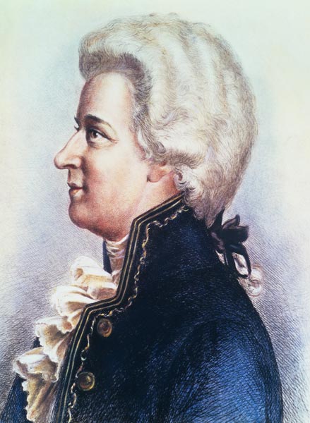 Portrait of Mozart de Anonymous