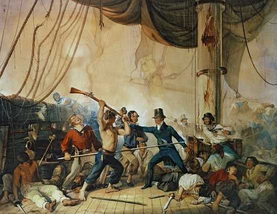 The Melee on Board the Chesapeake de Anonymous