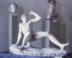 Falling GaulMarble Sculpture