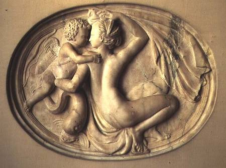 Venus and Cupid, relief attributed to Jean Goujon (1510-c.1568) de Anonymous
