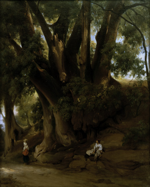Tree Landscape de Anselm Feuerbach