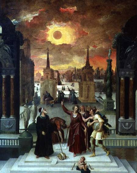 Dionysius the Areopagite Converting the Pagan Philosophers de Antoine Caron