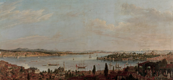 Panoramic View of Istanbul de Antoine de Favray