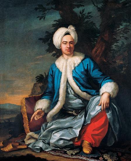 Portrait of An European in Turkish Costume