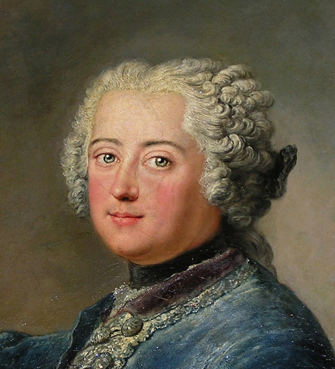 Frederick the Great as Crown Prince (Detail) de Antoine Pesne