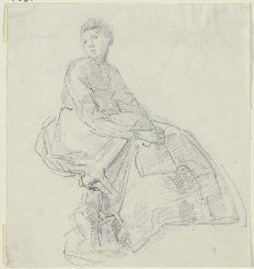 Sitting woman