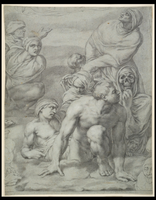 Group of Risen Dead from Michelangelo’s “Last Judgement” de Anton Raphael Mengs