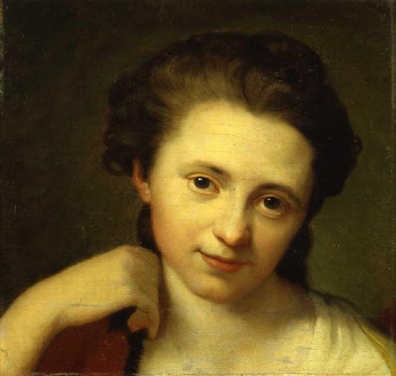 Portrait von Angelika Kauffmann. de Anton von Maron