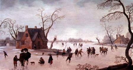 Winter Scene de Antoni Verstralen