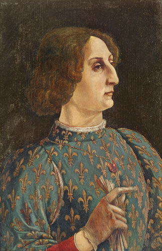 Retrato de Galeazo Maria Sforza de Antonio del Pollaiuolo