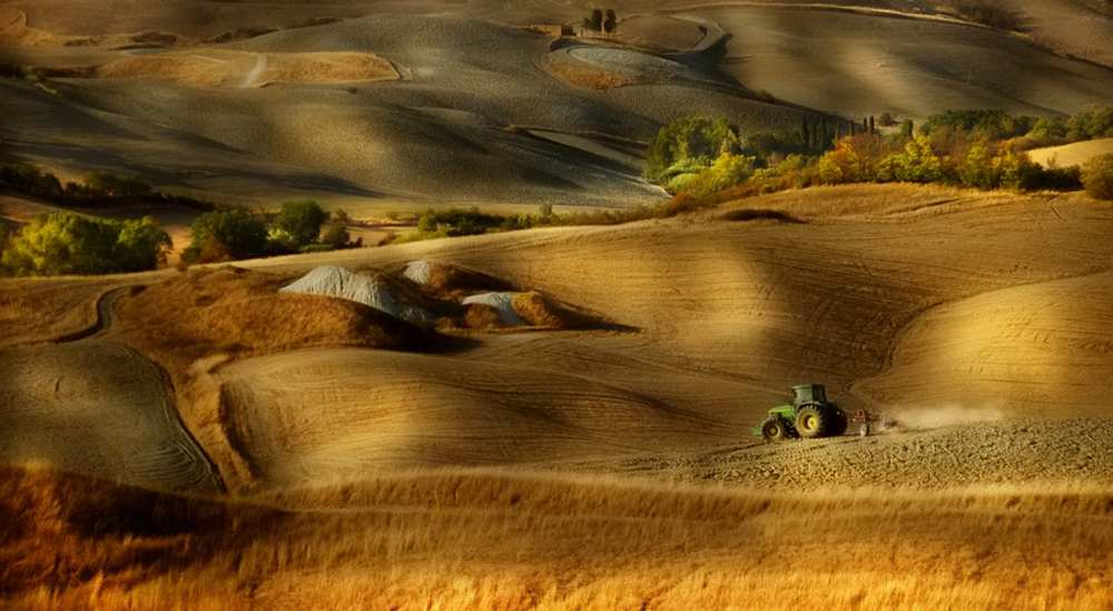 Preparation for sowing - Volterra (PI) - Toscana - Italy de Antonio Grambone