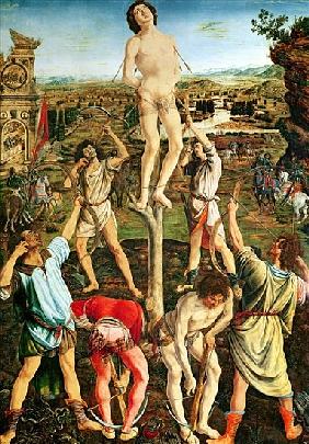 Martyrdom of St. Sebastian, 1475 (oil on poplar)