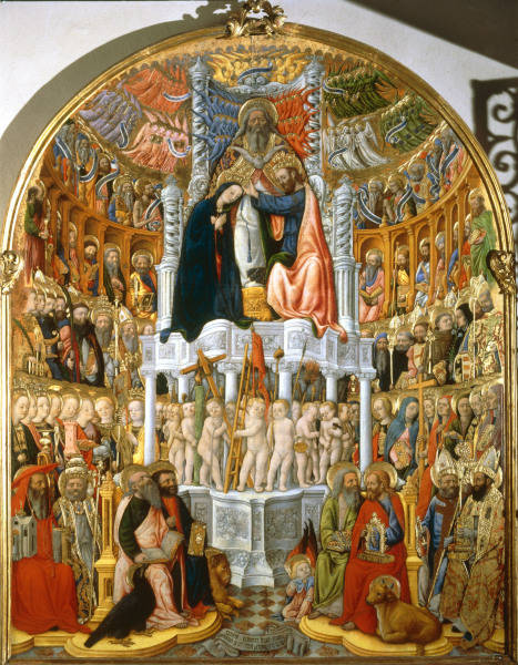 A.Vivarini / Coronation of Mary / 1444 de Antonio Vivarini