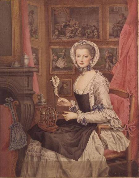 Self Portrait de Archduchess of Austria Maria Christine