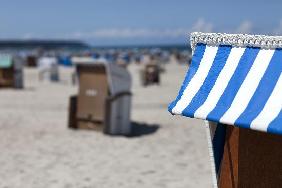 Strandkörbe am Ostseestrand