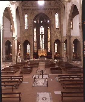 Interior view of the church (photo)