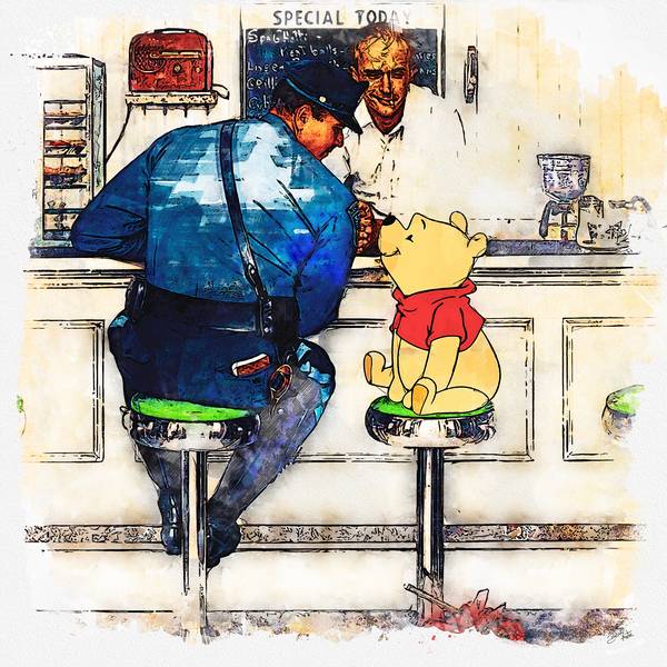 NORMAN ROCKWELL, Breakfast With Winnie de Benny Arte