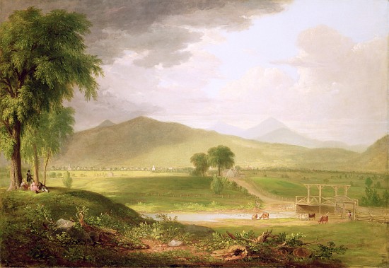 View of Rutland, Vermont de Asher Brown Durand