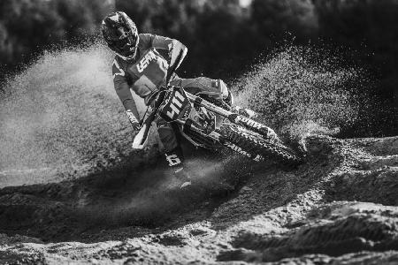 Motocross Black And White