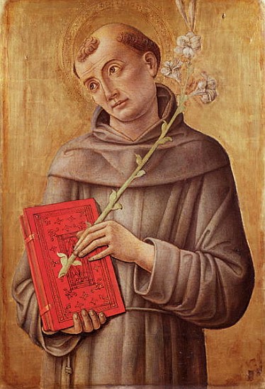 St. Anthony of Padua de (attr.to) Bartolomeo Vivarini