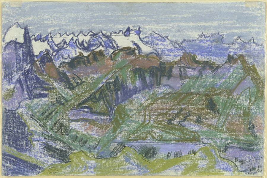 Mountainscape de August Babberger