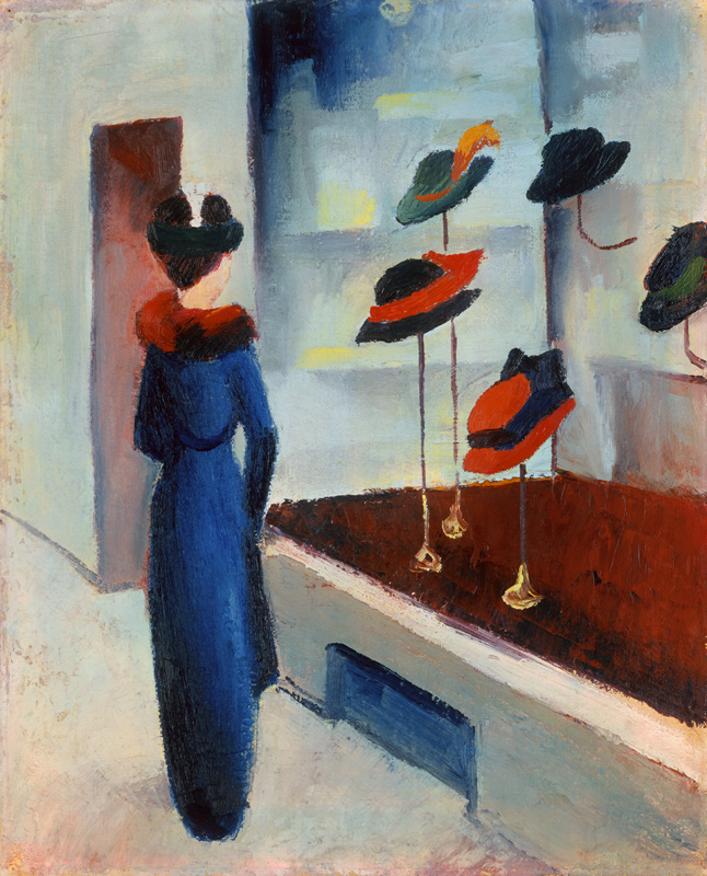 Hat shop de August Macke