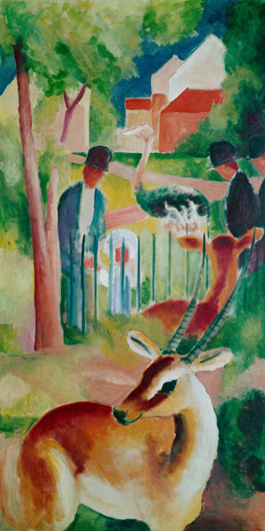 Großer Zoologischer Garten de August Macke