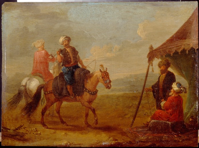 Turkish Horseman de August Querfurt