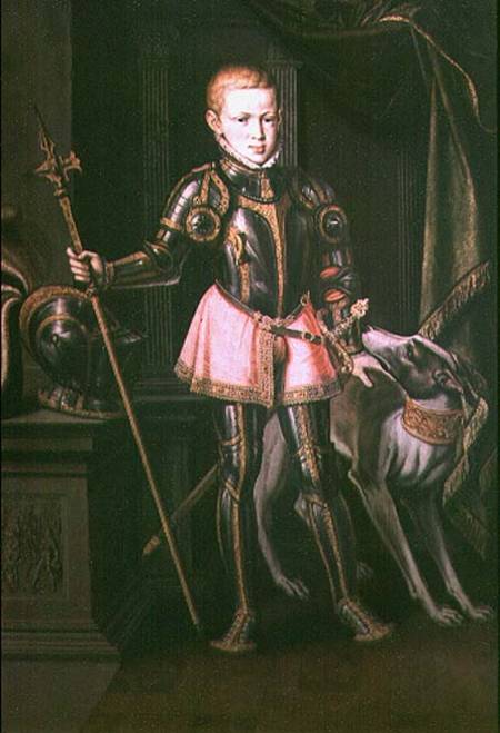 Ferdinand Maximilian Joseph I as a boy de Austrian School