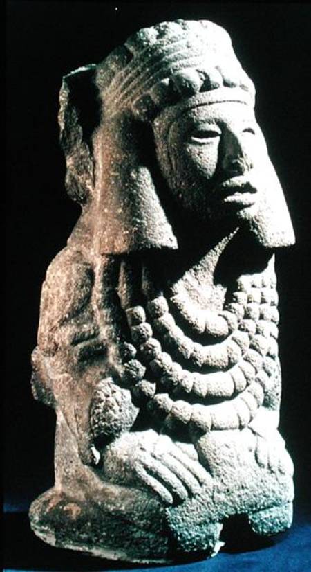 The Goddess Chalchihuitlicue, found in the Valley of Mexico de Aztec