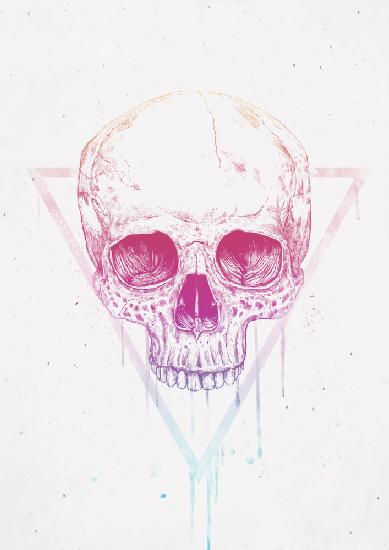 Skull in a triangle