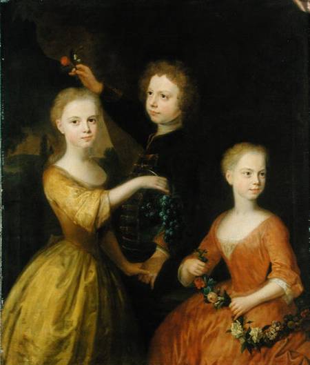 The Children of Councillor Barthold Heinrich Brockes (1680-1747) de Balthasar Denner