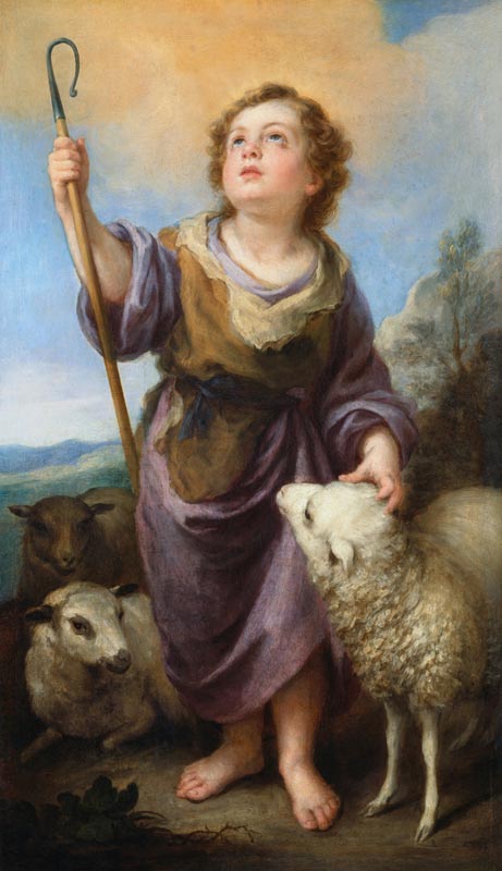 The Good Shepherd de Bartolomé Esteban Perez Murillo
