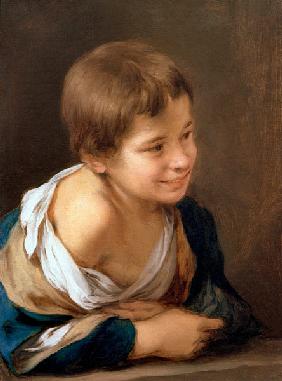 A Peasant Boy Leaning on a Sill