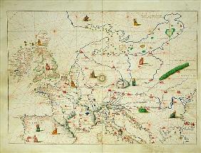 The Continent of Europe, from an Atlas of the World in 33 Maps, Venice, 1st September 1553(see also 