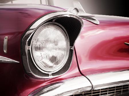 American classic car Bel Air 1957 Headlight