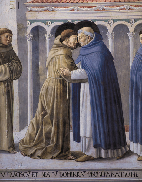 St. Francis and St. Dominic de Benozzo Gozzoli